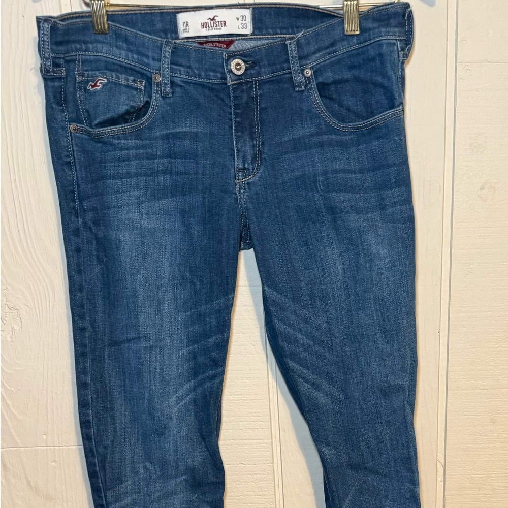 Hollister Women's Blue Jeans 11R 30W 33L